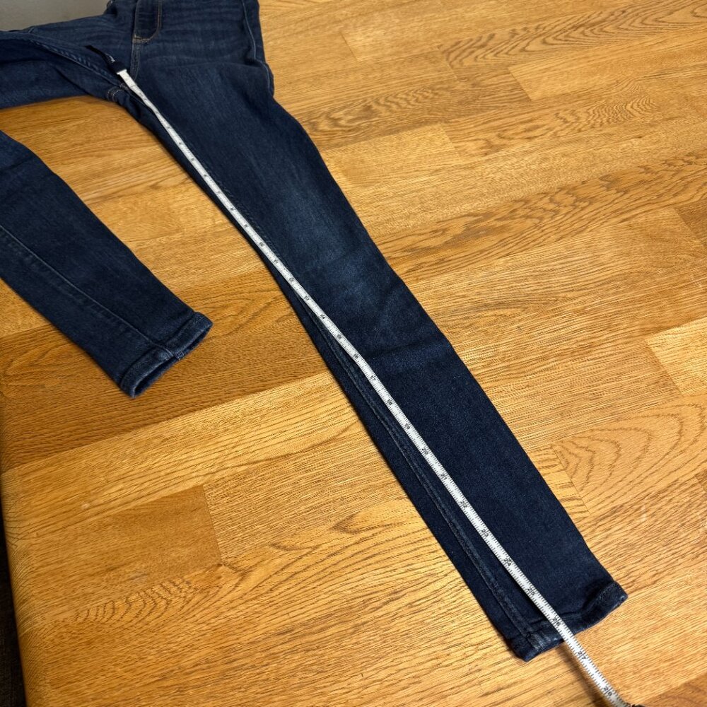 Hollister High Rise Jean Leggings Dark Wash Size 00 Regular - Picture 14 of 14